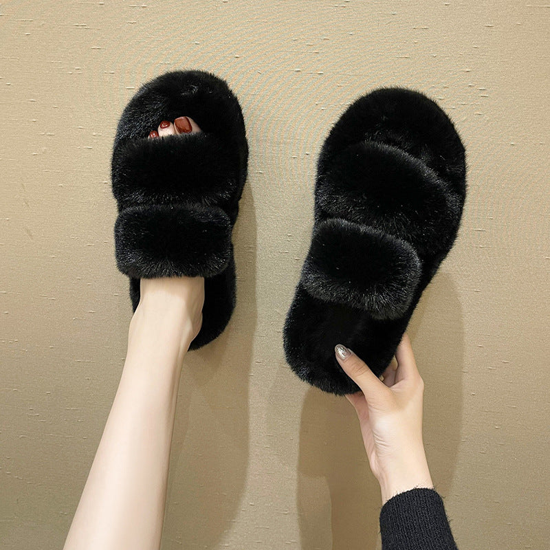 Chaussons moumoute