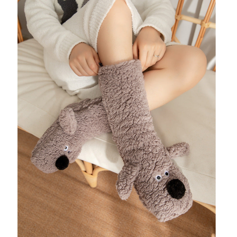 Chaussettes Fluffy Animaux