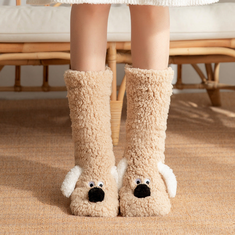 Chaussettes Fluffy Animaux