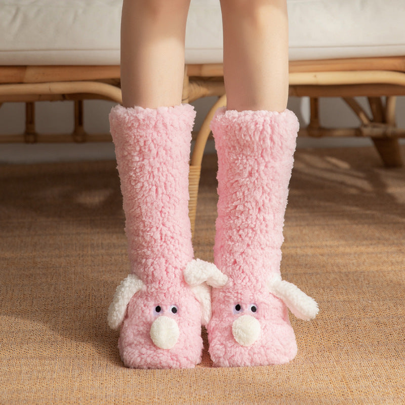 Chaussettes Fluffy Animaux