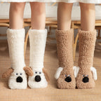 Chaussettes Fluffy Animaux
