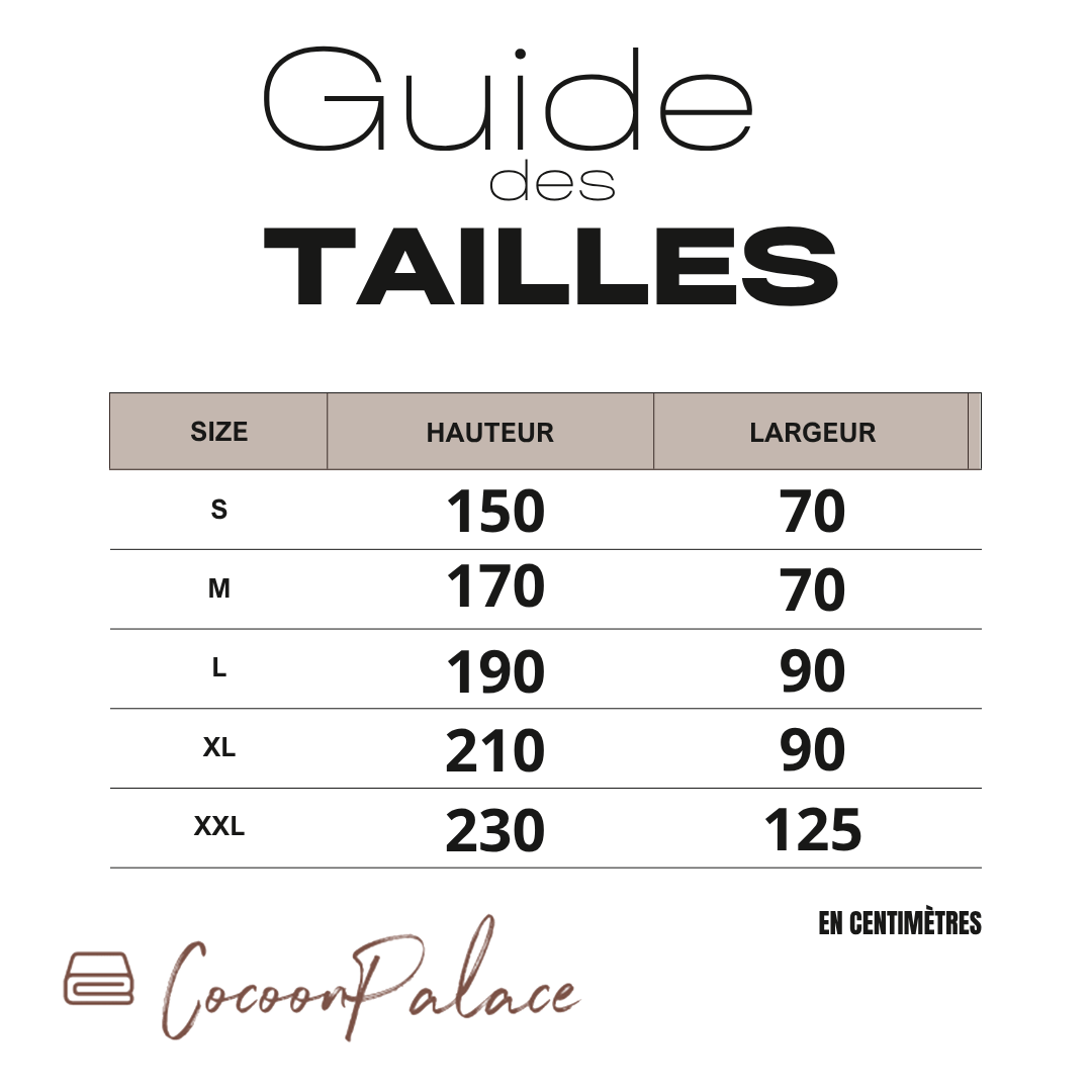 Guide des tailles