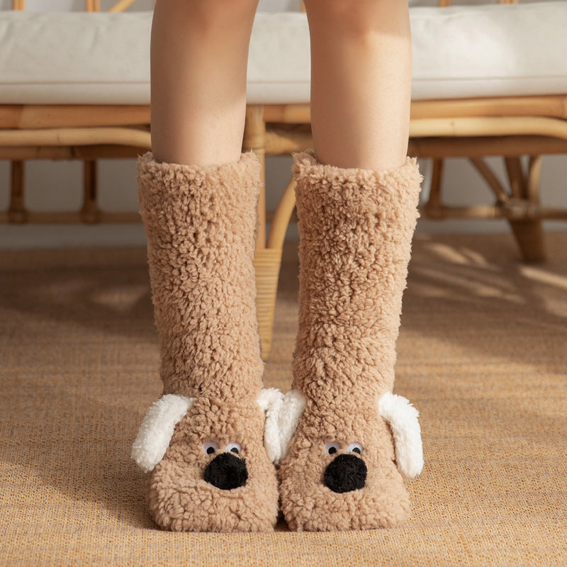 Chaussettes Fluffy Animaux