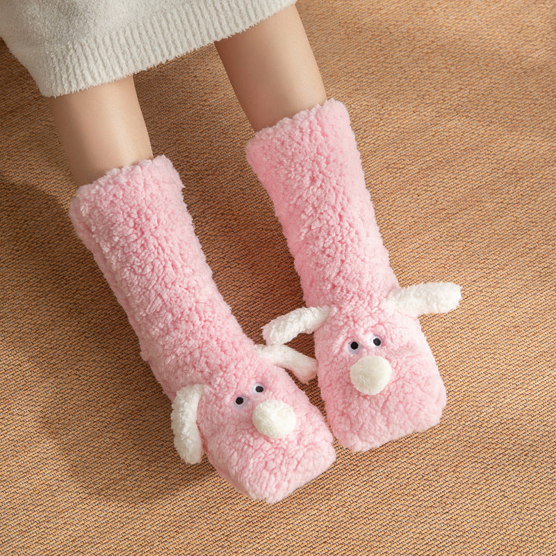 Chaussettes Fluffy Animaux