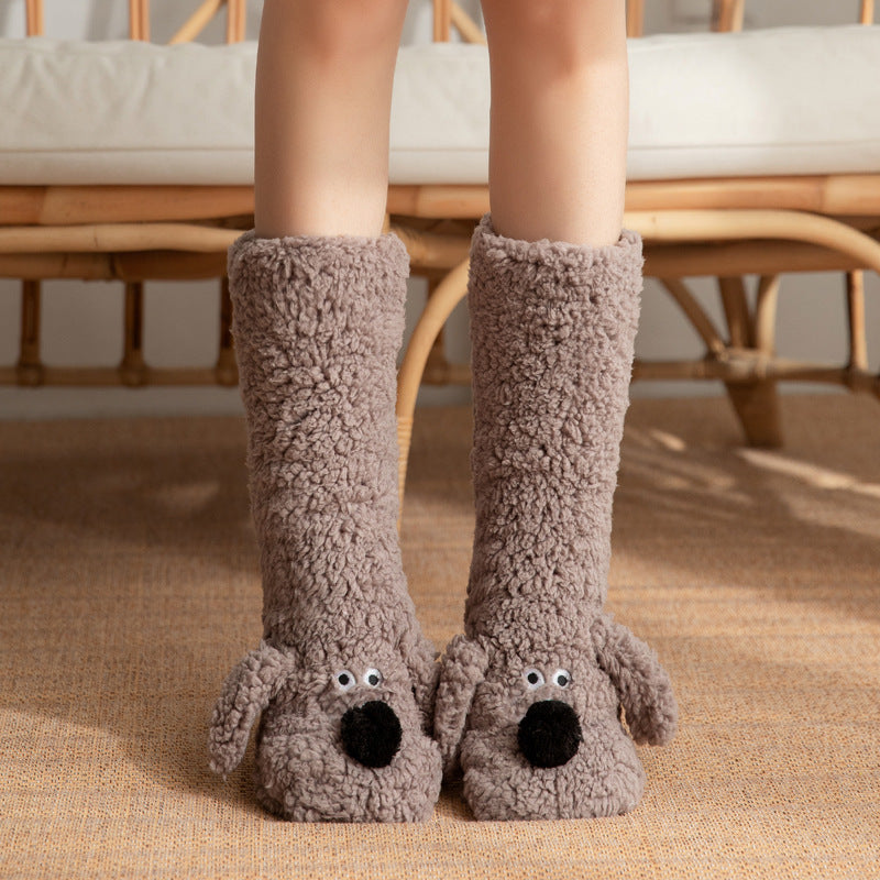 Chaussettes Fluffy Animaux